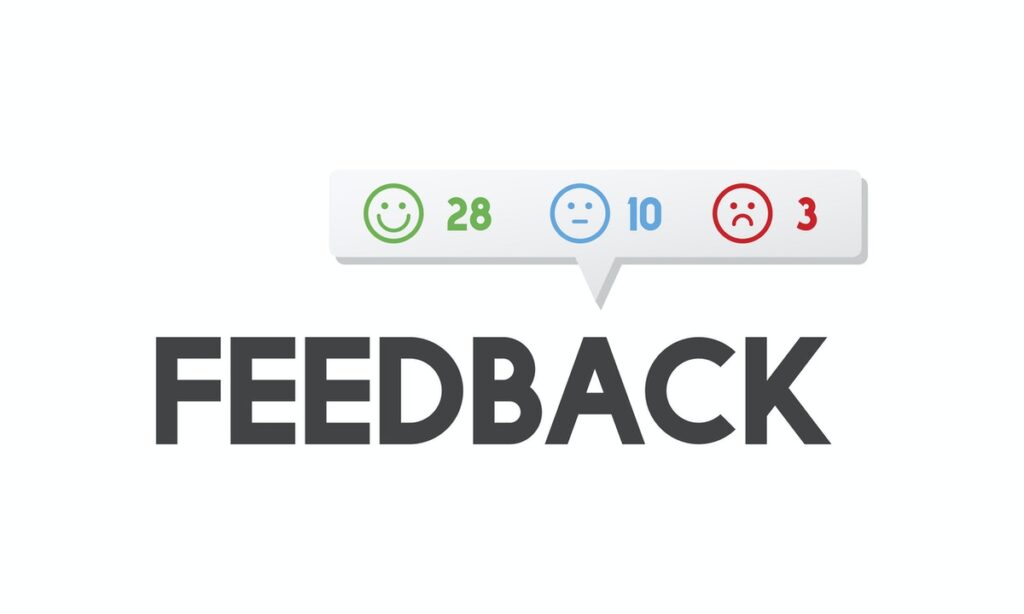 feedback from your students