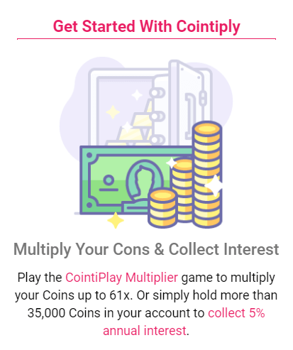 You can take winnings at any time, but if you continue, you can potentially increase your coins significantly