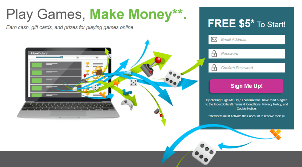 play games make money in inboxdollars