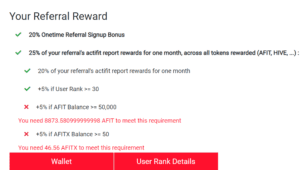actifit referral program
