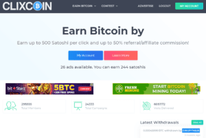 TOP 10 Bitcoin Faucets to Get Free Bitcoins clixcoin