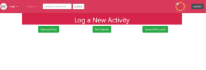 log an activity in exhaust