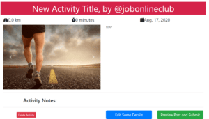 share your activity with exhaust