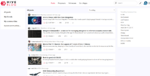 Hive: earn crypto by blogging