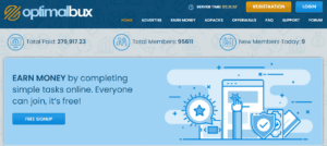 Optimal Bux: Get Paid for Clicks