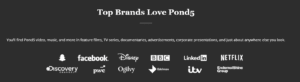 Pond5: Make Money on Your Content top brands