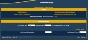 TrafficG: A Free Traffic Exchange banner exchange