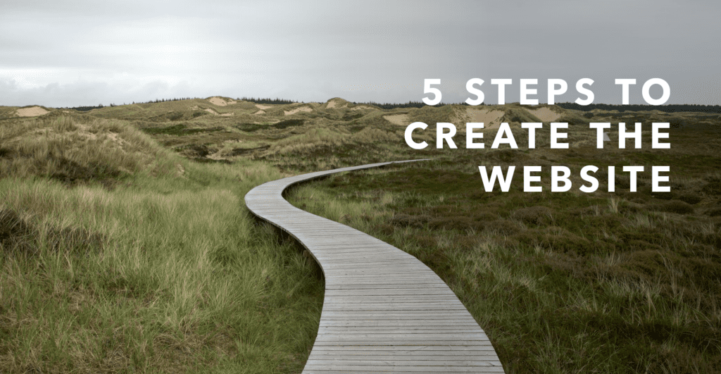 5 Steps to Create the Website