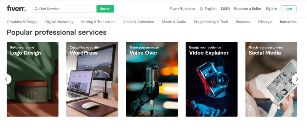 Fiverr: Best Platform for Freelancers