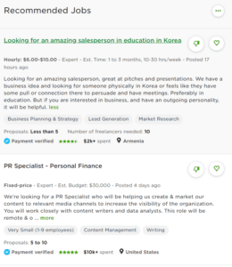 How to Start Making Money on Upwork vacancy