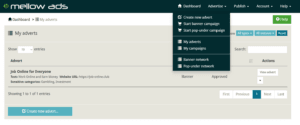 Free Organic Traffic from MellowAds create advert