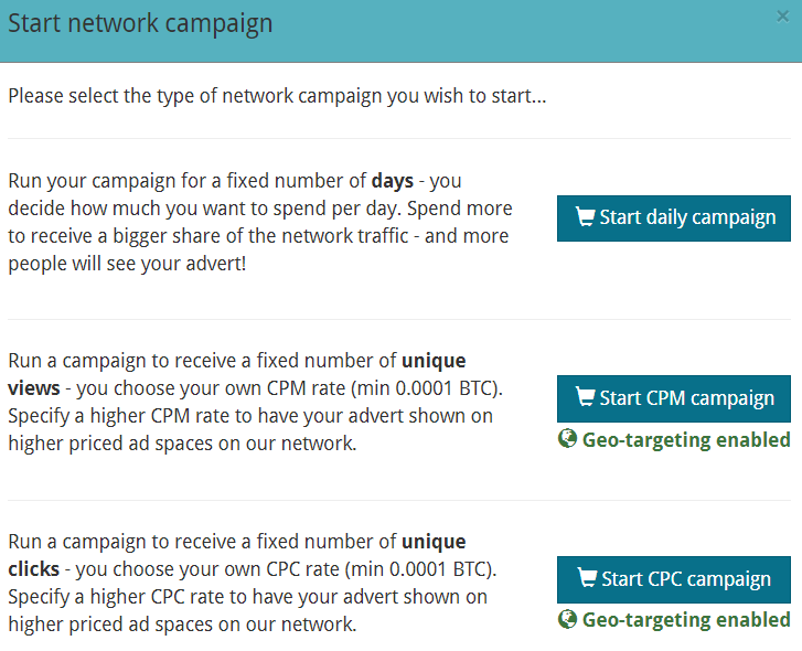 create free network campaign