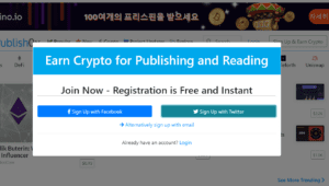 Publish0x: Earn ETH by blogging sign up