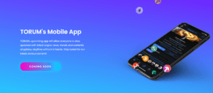 Torum: A Social Media That Pays Crypto mobile app