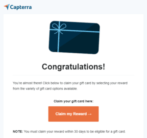 claim your free gift card