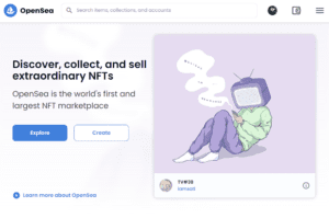 trade nft on opensea