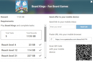 TOP 12 Mobile Games to Earn Bitcoin board kings