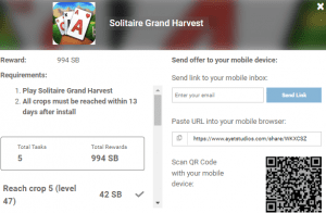 TOP 12 Mobile Games to Earn Bitcoin harvest solitaire