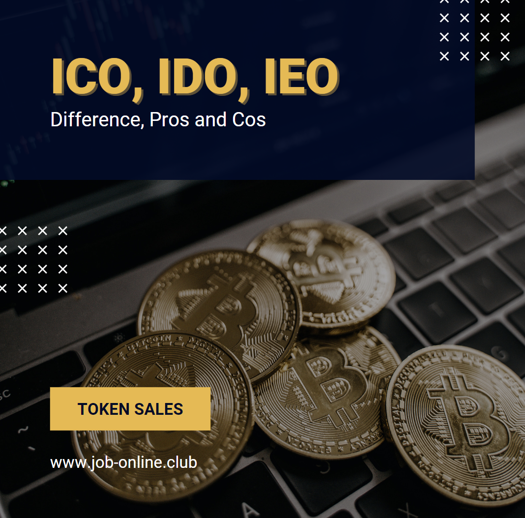 ICO, IDO, IEO: Difference, pros and cos